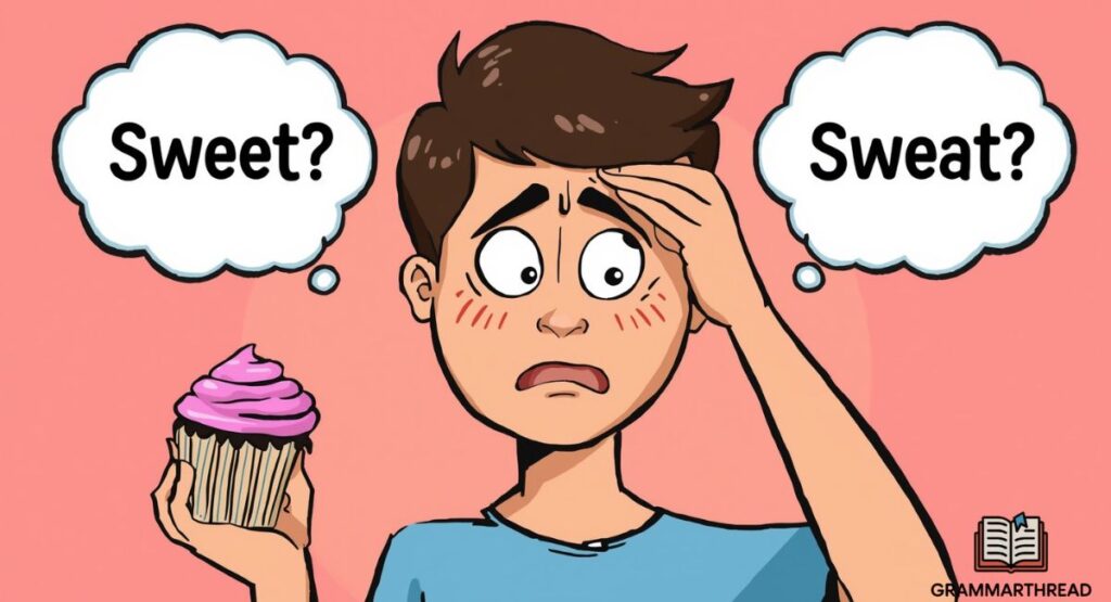 Why "Sweet" and "Sweat" Mix People Up So Often