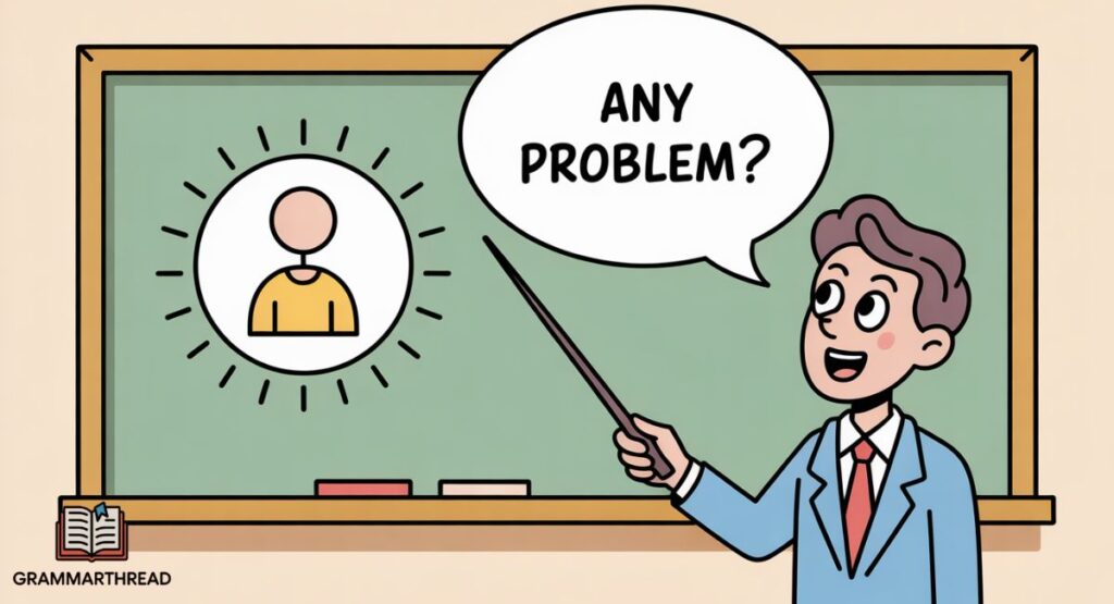 ‘Any Problems’ – Meaning and Usage