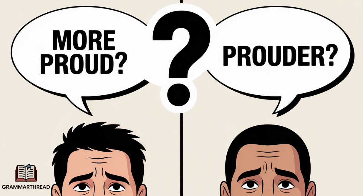 Is “More Proud” or “Prouder” Correct? Comparative Adjectives