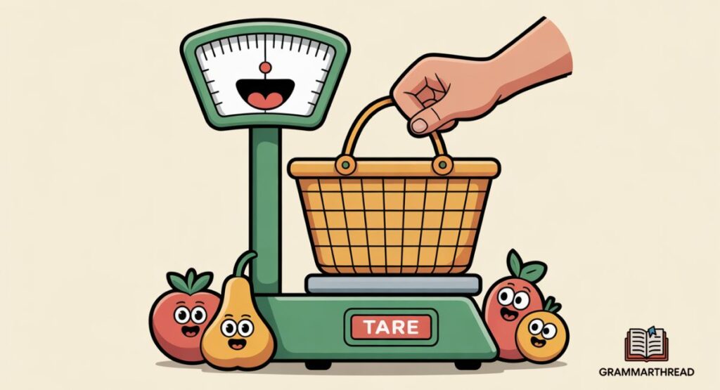 Understanding "Tare": Definition and Practical Applications