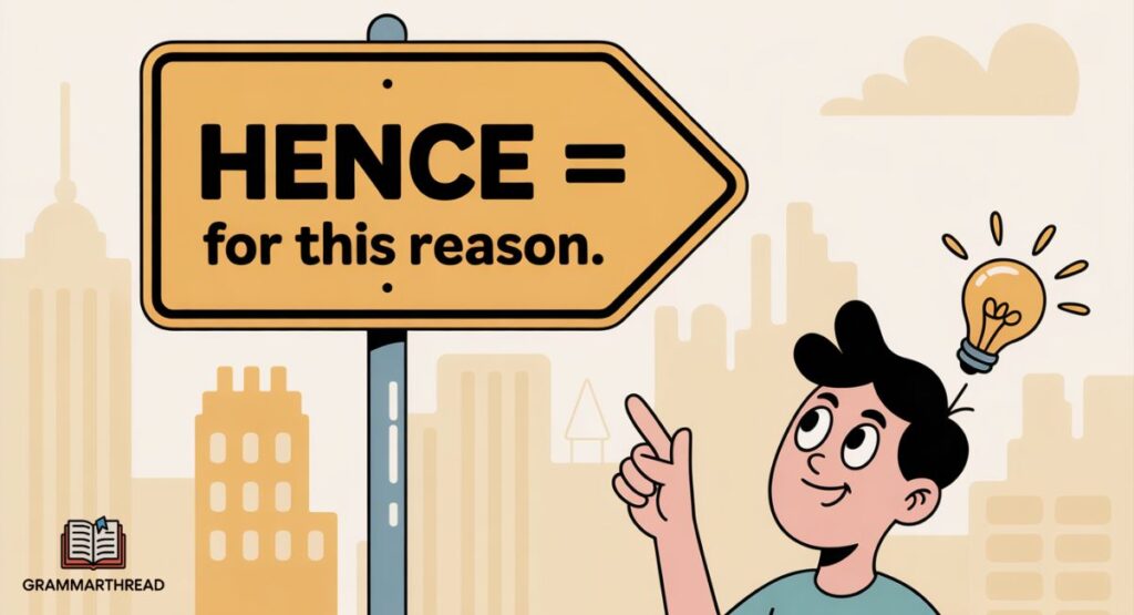 What “Hence” Really Means in American English