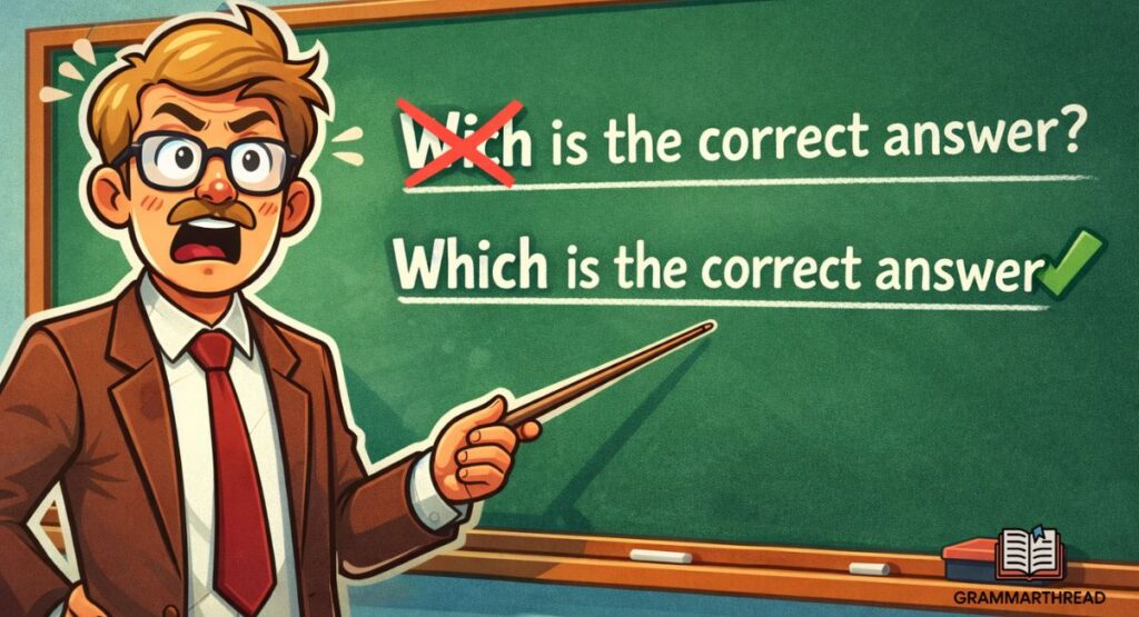 Common Mistakes with “Wich or Which”
