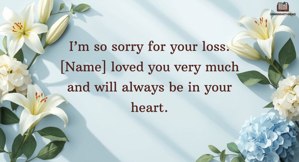 Condolence Messages for Young Children or Teenagers