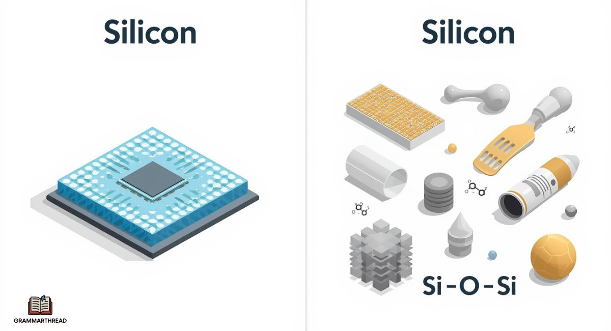 Silicone vs Silicon: Key Differences, Properties, and Applications