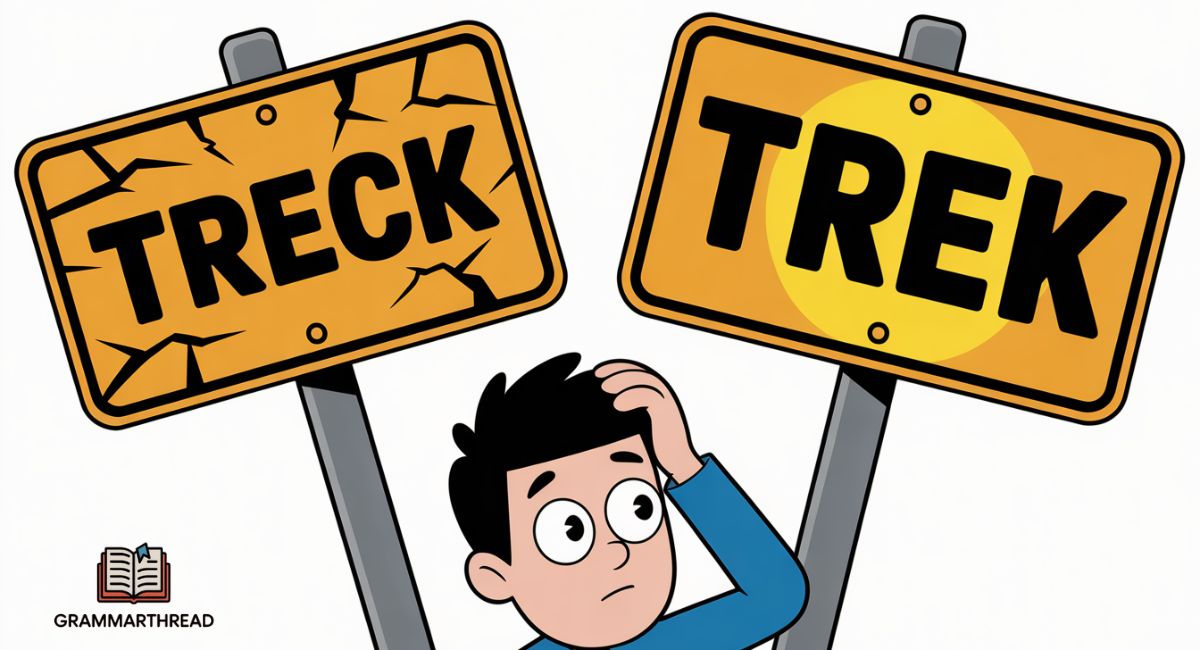Treck or Trek – Clear Up the Confusion Once and for All
