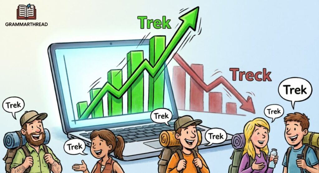 Treck or Trek in Everyday Examples